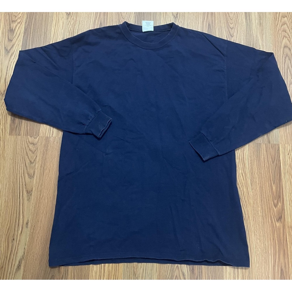 Pluma Heavyweight Long Sleeve T Shirt Mens Large Made In USA Vintage